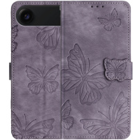 Flipové púzdro so vzorom motýľov pre iPhone Air - fialové
