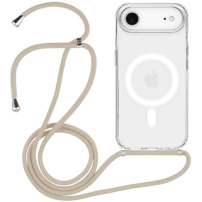 Transparentný kryt so šnúrkou a MagSafe pre iPhone Air - béžový