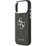 Guess 4G Silver Metal Logo kryt pre iPhone 17 Pro Max - sivý