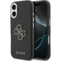 Guess Resin Logo kryt pre iPhone 17 - čierny