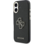 Guess Resin Logo kryt pre iPhone 17 - čierny