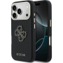 Guess Resin Logo kryt pre iPhone 17 Pro - čierny