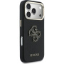 Guess Resin Logo kryt pre iPhone 17 Pro - čierny