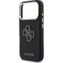 Guess Resin Logo kryt pre iPhone 17 Pro - čierny