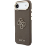 Guess Resin Logo kryt pre iPhone Air - hnedý