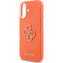 Guess Resin Logo kryt pre iPhone 17 - oranžový