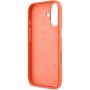 Guess Resin Logo kryt pre iPhone 17 - oranžový