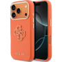 Guess Resin Logo kryt pre iPhone 17 Pro Max - oranžový