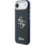 Guess IML 4G Script Metal Logo kryt pre iPhone Air - tmavomodrý