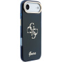Guess IML 4G Script Metal Logo kryt pre iPhone Air - tmavomodrý