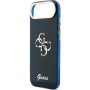 Guess IML 4G Script Metal Logo kryt pre iPhone Air - tmavomodrý