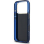 Guess IML 4G Script Metal Logo kryt pre iPhone 17 Pro - tmavomodrý