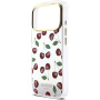 Guess Mirror Glitter Cherry zrkadlový kryt s MagSafe pre iPhone 17 Pro Max - čerešne