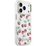 Guess IML Glitter Cherry kryt s MagSafe pre iPhone 17 Pro - čerešne