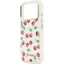 Guess IML Glitter Cherry kryt s MagSafe pre iPhone 17 Pro - čerešne
