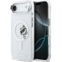 Karl Lagerfeld IML Choupette Peekaboo transparentný kryt s MagSafe pre iPhone Air - číry
