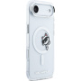 Karl Lagerfeld IML Choupette Peekaboo transparentný kryt s MagSafe pre iPhone Air - číry