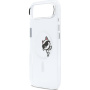 Karl Lagerfeld IML Choupette Peekaboo transparentný kryt s MagSafe pre iPhone Air - číry