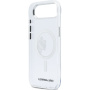 Karl Lagerfeld IML Choupette Peekaboo transparentný kryt s MagSafe pre iPhone Air - číry