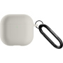 Native Union Active silikónový obal s karabínou pre AirPods 4 / 5 - krémový