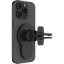 FIXED MagClick 2 magnetický držiak do auta do ventilačnej mriežky s bezdrôtovým nabíjaním pre iPhone - čierny