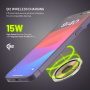 FIXED MagClick 2 magnetický držiak do auta do ventilačnej mriežky s bezdrôtovým nabíjaním pre iPhone - čierny