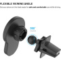 FIXED MagClick 2 magnetický držiak do auta do ventilačnej mriežky s bezdrôtovým nabíjaním pre iPhone - čierny