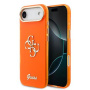 Guess IML 4G Script Metal Logo kryt pre iPhone Air - oranžový