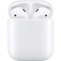 Originálne bezdrôtové slúchadlá s bezdrôtovým puzdrom Apple AirPods (2019) - biela