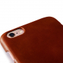 ICARER kryt z pravé kože pre iPhone 6s – hnedý