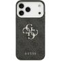 Guess 4G Silver Metal Logo kryt pre iPhone 17 Pro Max - sivý