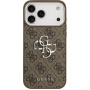Guess 4G Silver Metal Logo kryt pre iPhone 17 Pro Max - hnedý