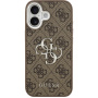 Guess 4G Silver Metal Logo kryt pre iPhone 17 - hnedý