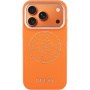 Guess Perforated 4G Logo kryt s MagSafe pre iPhone 17 Pro Max - oranžový