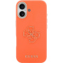 Guess Resin Logo kryt pre iPhone 17 - oranžový