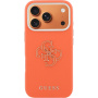 Guess Resin Logo kryt pre iPhone 17 Pro Max - oranžový