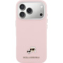Karl Lagerfeld Karl and Choupette Heads Pins kryt z PU kože s MagSafe pre iPhone 17 Pro Max - ružový