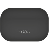 FIXED Silky ultratenký silikónový obal pre AirPods Pro 3 - čierny