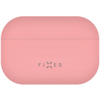 FIXED Silky ultratenký silikónový obal pre AirPods Pro 3 - ružový