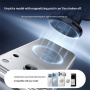 Yesido C276 magnetický držiak do auta na sklo a palubnú dosku pre iPhone - čierny