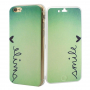 Otváracie / flip gumové puzdro pre iPhone 6 / 6S - smile