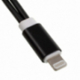 2v1 redukcia lightning na 3,5 mm jack + nabíjací port pre Apple iPhone / iPad - čierna