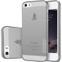 Nillkin Nature priehľadný kryt pre Apple iPhone 5 / 5S / SE (2016) – sivý