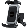 USAMS ZJ082 držiak na bicykel a motorku na riadidlá a spätné zrkadlo pre iPhone - čiernostrieborný