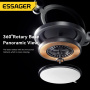 ESSAGER ES-ZJ30 skladací magnetický držiak do auta na palubnú dosku pre iPhone - tmavosivý