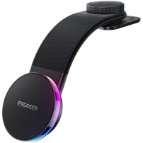 ESSAGER ES-ZN40 magnetický držiak do auta na sklo a palubnú dosku s bezdrôtovým nabíjaním pre iPhone - čierny