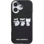 Karl Lagerfeld IML Choupette Trio Watercolor kryt s MagSafe pre iPhone 17 - čierny