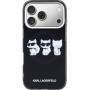 Karl Lagerfeld IML Choupette Trio Watercolor kryt s MagSafe pre iPhone 17 Pro - čierny