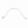 Redukcia lightning na 3,5 mm jack pre iPhone - biela
