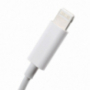 Redukcia lightning na 3,5 mm jack pre iPhone - biela